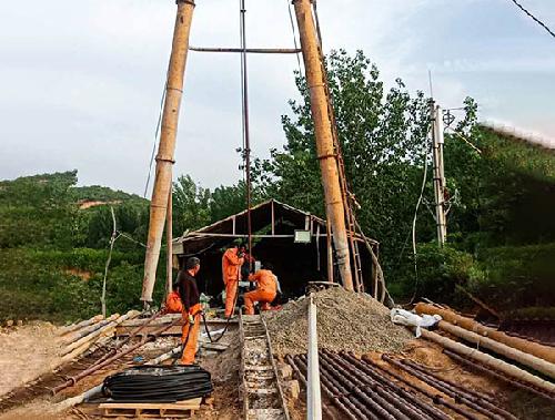 汝陽縣上店鎮李莊村打井