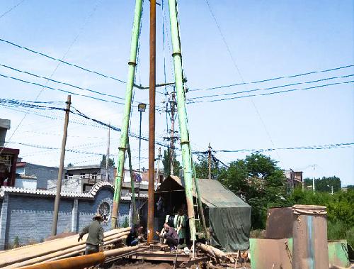 九川國際城施工現場打井現場